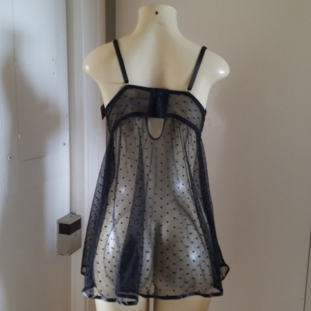 New Daisy Fuentes black large lingerie camisole - Picture 4 of 4